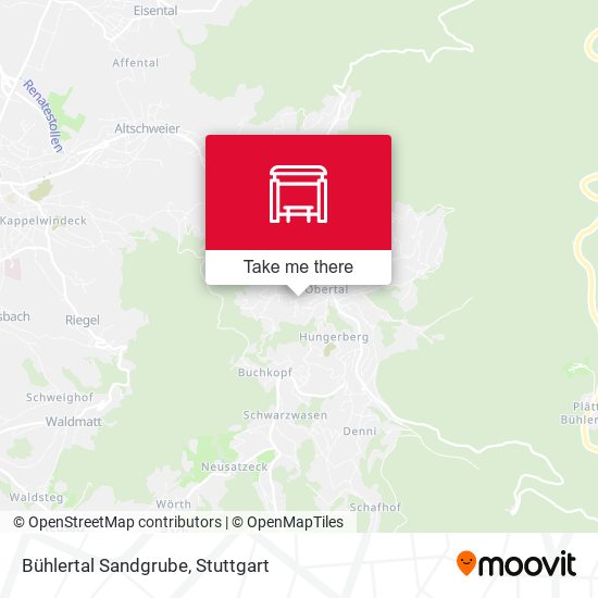 Bühlertal Sandgrube map