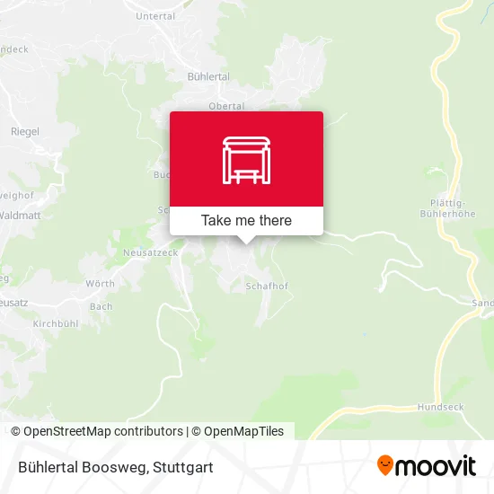 Карта Bühlertal Boosweg