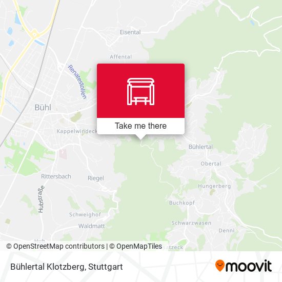Bühlertal Klotzberg map
