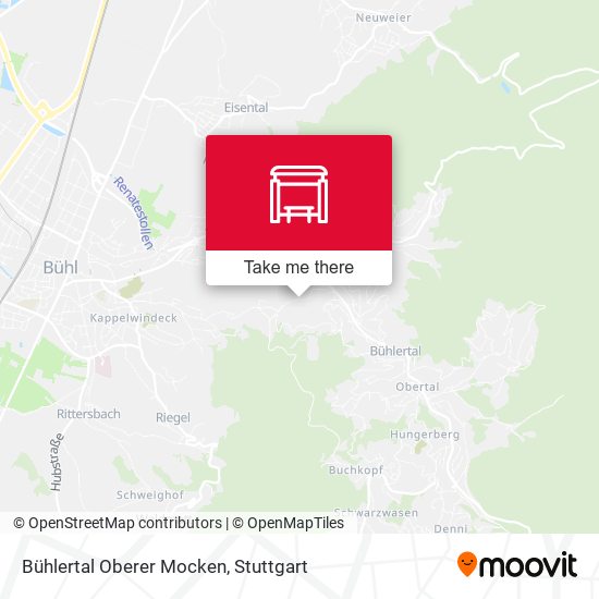 Карта Bühlertal Oberer Mocken