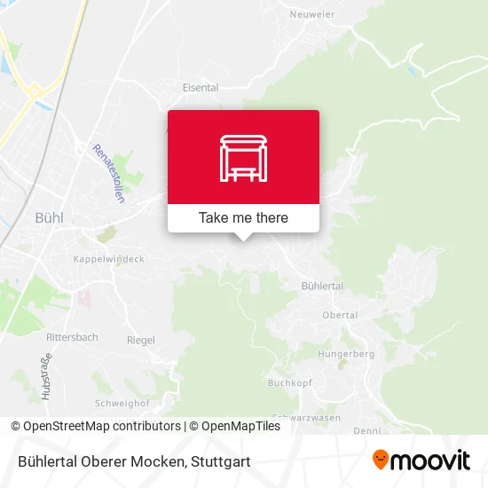 Карта Bühlertal Oberer Mocken