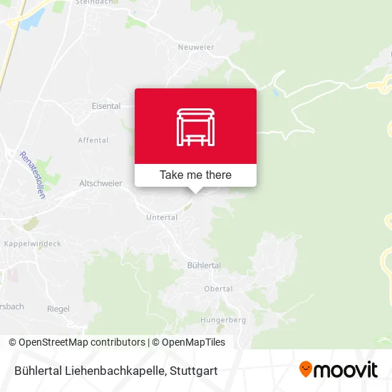 Карта Bühlertal Liehenbachkapelle