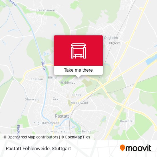 Rastatt Fohlenweide map