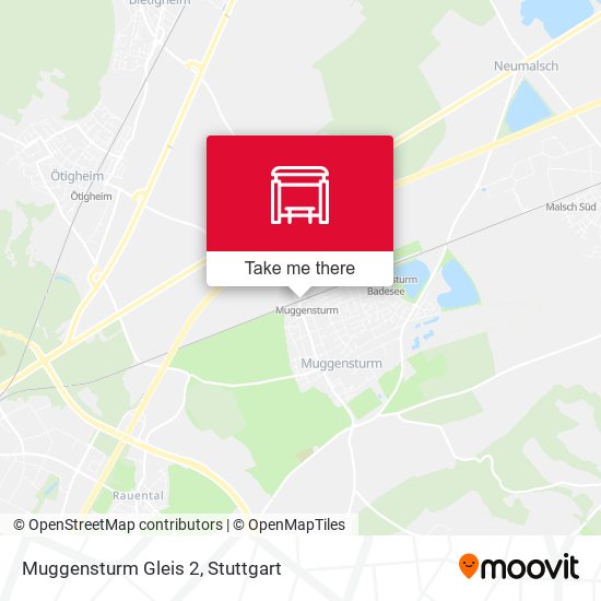 Карта Muggensturm Gleis 2