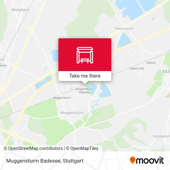 Карта Muggensturm Badesee