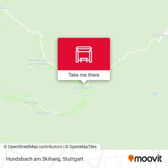 Hundsbach am Skihang map