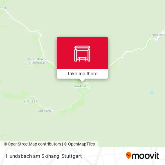 Карта Hundsbach am Skihang