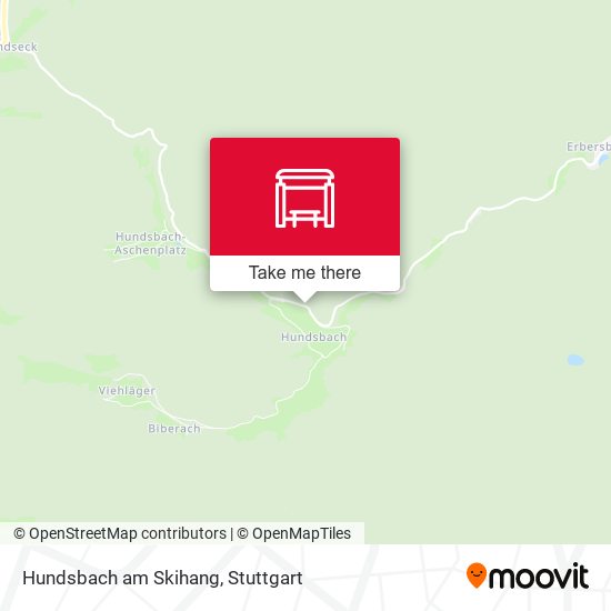 Hundsbach am Skihang map