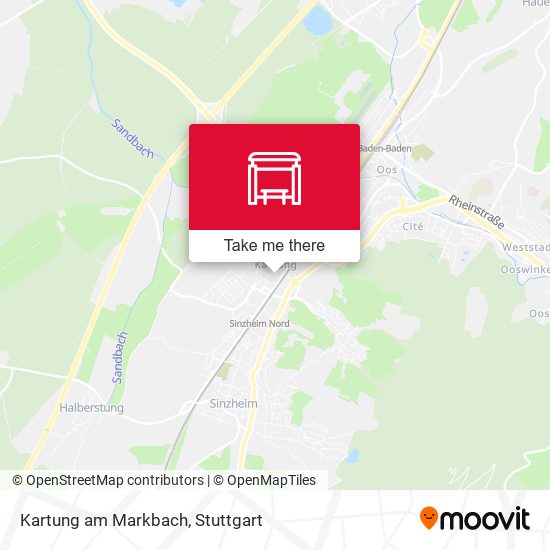 Карта Kartung am Markbach