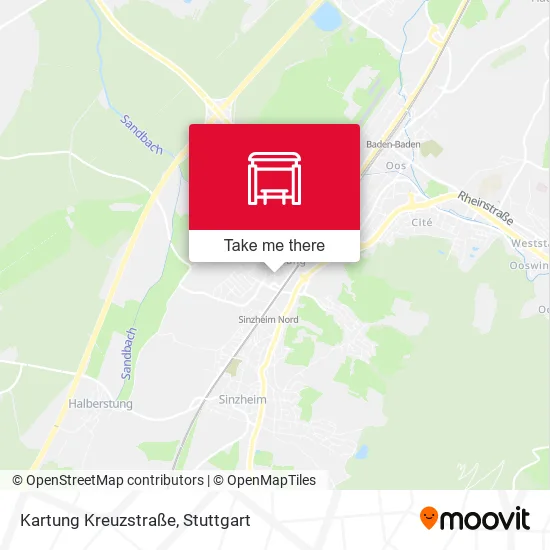 Карта Kartung Kreuzstraße