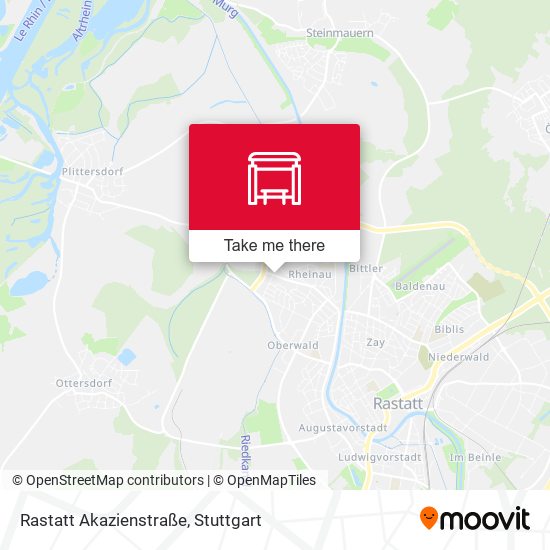 Rastatt Akazienstraße map