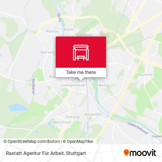 Карта Rastatt Agentur Für Arbeit
