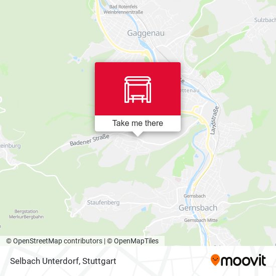 Selbach Unterdorf map