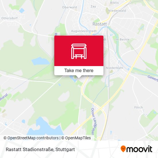 Rastatt Stadionstraße map