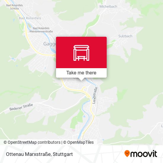 Ottenau Marxstraße map