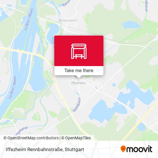 Iffezheim Rennbahnstraße map