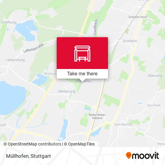Карта Müllhofen