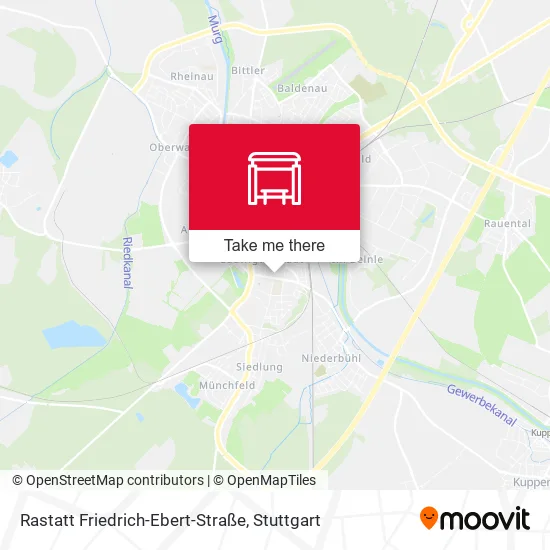 Карта Rastatt Friedrich-Ebert-Straße