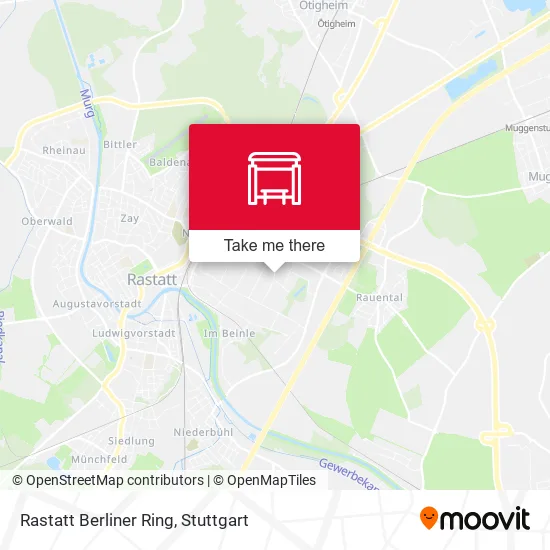 Карта Rastatt Berliner Ring