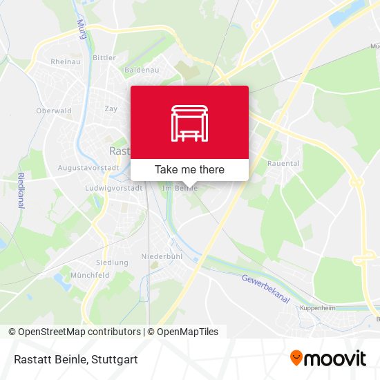 Rastatt Beinle map