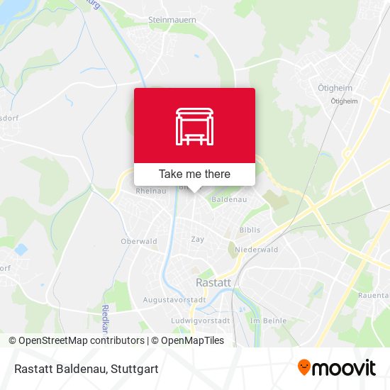 Карта Rastatt Baldenau