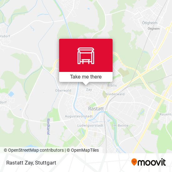 Карта Rastatt Zay