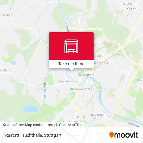 Карта Rastatt Fruchthalle