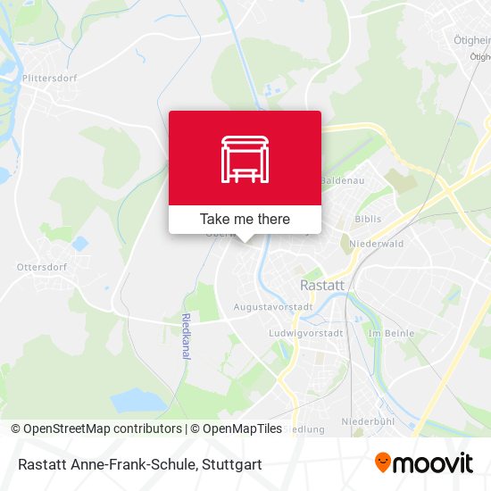 Rastatt Anne-Frank-Schule map