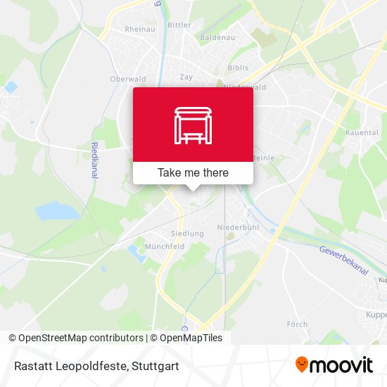 Карта Rastatt Leopoldfeste