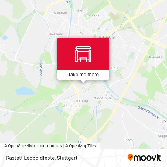 Карта Rastatt Leopoldfeste