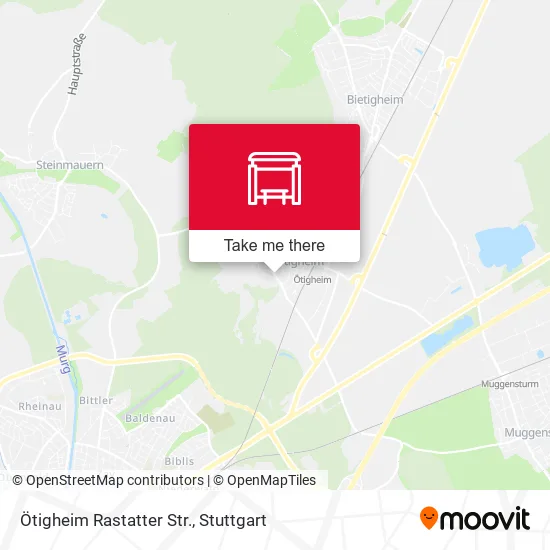 Карта Ötigheim Rastatter Str.