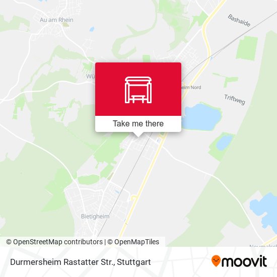 Durmersheim Rastatter Str. map