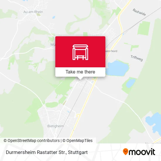 Карта Durmersheim Rastatter Str.