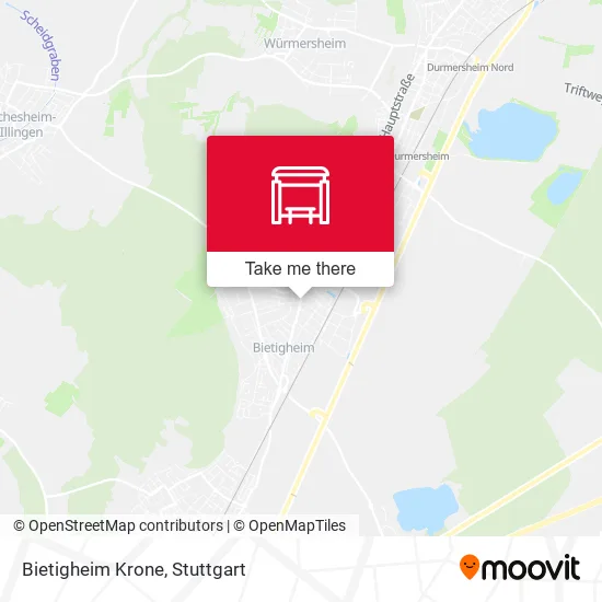 Карта Bietigheim Krone