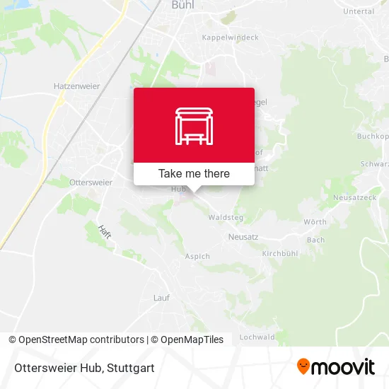 Карта Ottersweier Hub