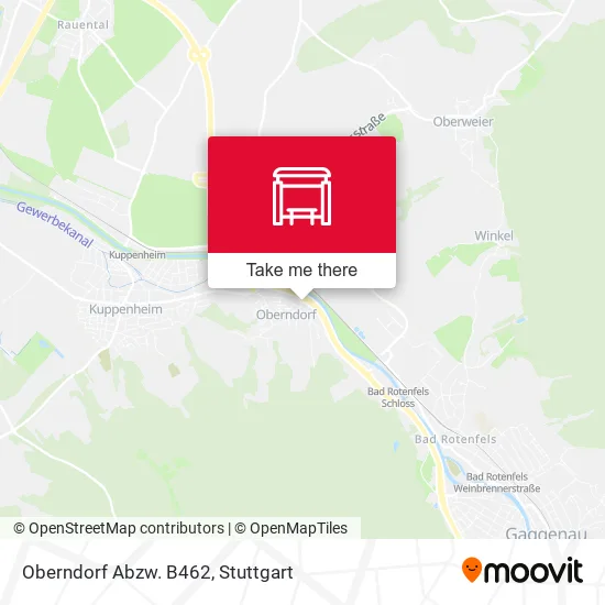 Карта Oberndorf Abzw. B462