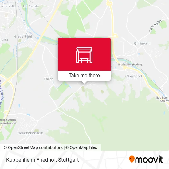 Карта Kuppenheim Friedhof