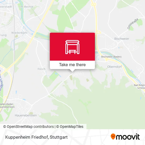 Карта Kuppenheim Friedhof