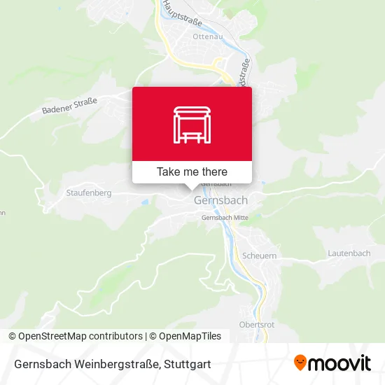 Карта Gernsbach Weinbergstraße