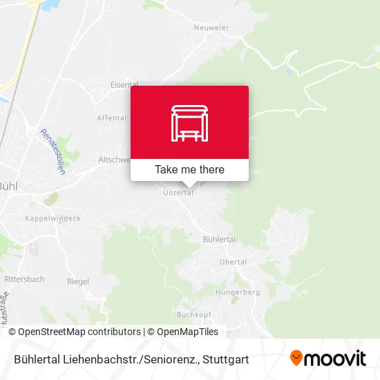 Карта Bühlertal Liehenbachstr. / Seniorenz.