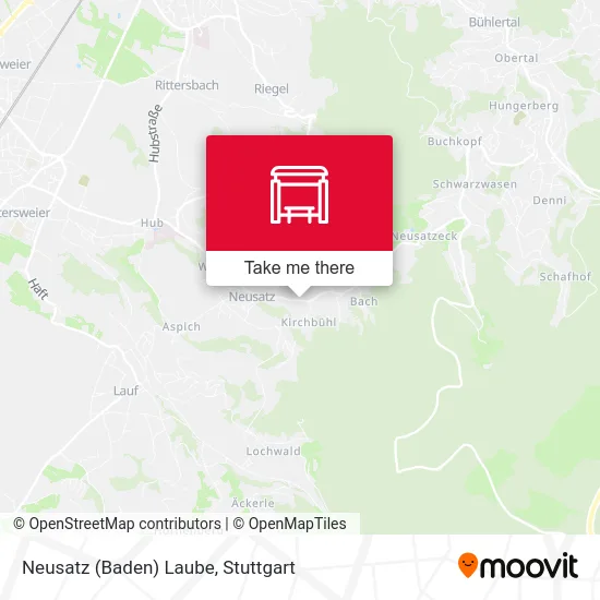 Карта Neusatz (Baden) Laube