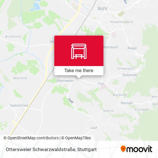 Ottersweier Schwarzwaldstraße map