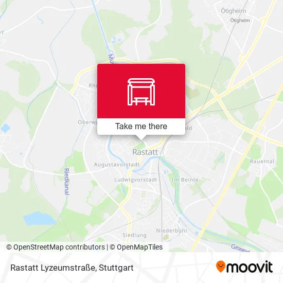 Карта Rastatt Lyzeumstraße
