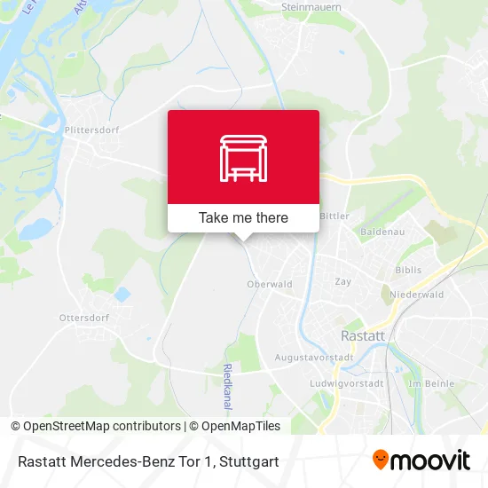 Карта Rastatt Mercedes-Benz Tor 1