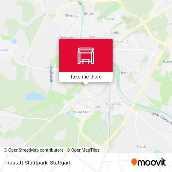 Карта Rastatt Stadtpark