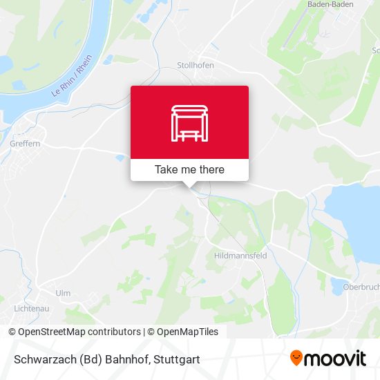 Карта Schwarzach (Bd) Bahnhof