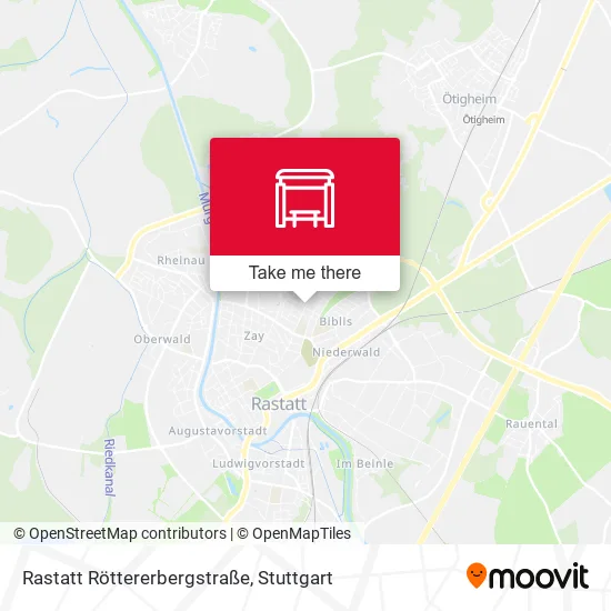 Карта Rastatt Röttererbergstraße