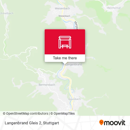 Карта Langenbrand Gleis 2