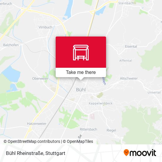 Bühl Rheinstraße map