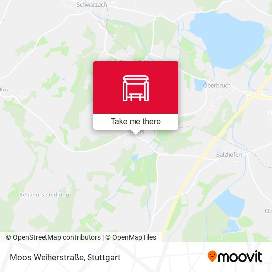 Карта Moos Weiherstraße